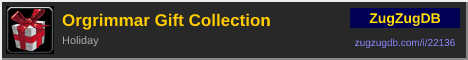 Orgrimmar Gift Collection: forum signature banner