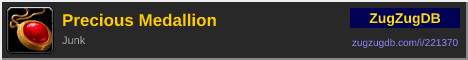 Precious Medallion: forum signature banner