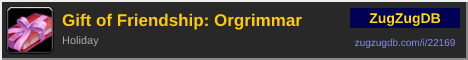 Gift of Friendship: Orgrimmar: forum signature banner