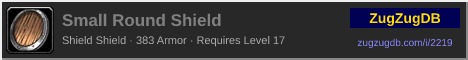 Small Round Shield: forum signature banner