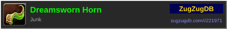 Dreamsworn Horn: forum signature banner