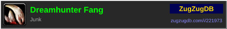 Dreamhunter Fang: forum signature banner