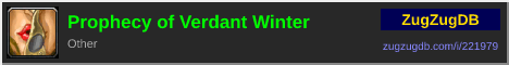 Prophecy of Verdant Winter: forum signature banner