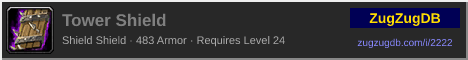 Tower Shield: forum signature banner