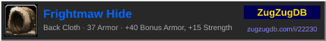Frightmaw Hide: forum signature banner
