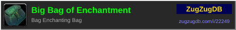 Big Bag of Enchantment: forum signature banner