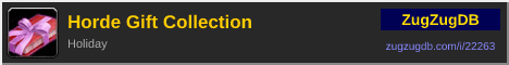 Horde Gift Collection: forum signature banner