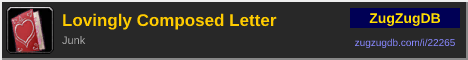 Lovingly Composed Letter: forum signature banner