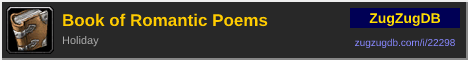 Book of Romantic Poems: forum signature banner