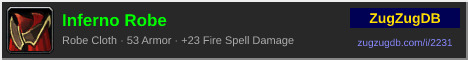 Inferno Robe: forum signature banner