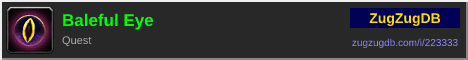 Baleful Eye: forum signature banner