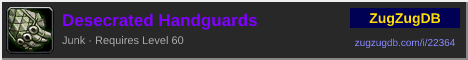 Desecrated Handguards: forum signature banner