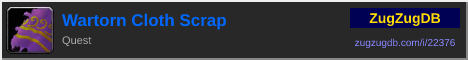 Wartorn Cloth Scrap: forum signature banner
