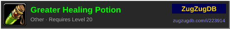 Greater Healing Potion: forum signature banner