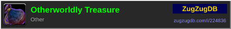 Otherworldly Treasure: forum signature banner
