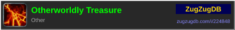 Otherworldly Treasure: forum signature banner