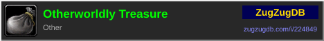 Otherworldly Treasure: forum signature banner
