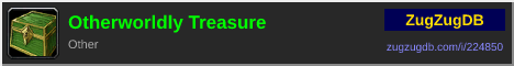 Otherworldly Treasure: forum signature banner