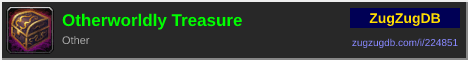 Otherworldly Treasure: forum signature banner