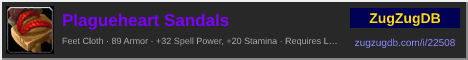 Plagueheart Sandals: forum signature banner