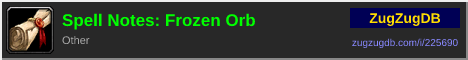 Spell Notes: Frozen Orb: forum signature banner