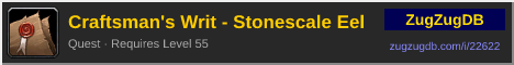 Craftsman's Writ - Stonescale Eel: forum signature banner