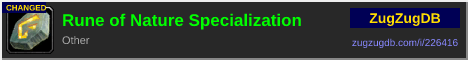 Rune of Nature Specialization: forum signature banner