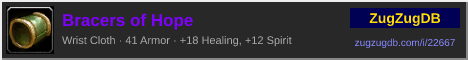 Bracers of Hope: forum signature banner