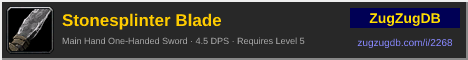 Stonesplinter Blade: forum signature banner