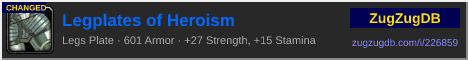 Legplates of Heroism: forum signature banner