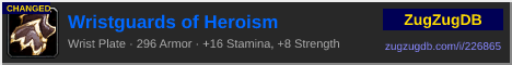 Wristguards of Heroism: forum signature banner