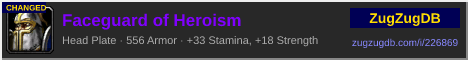 Faceguard of Heroism: forum signature banner