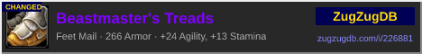 Beastmaster's Treads: forum signature banner