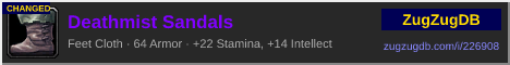 Deathmist Sandals: forum signature banner