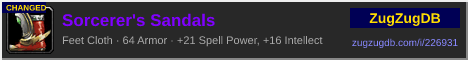 Sorcerer's Sandals: forum signature banner