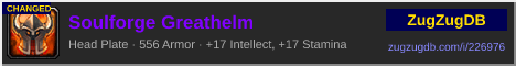 Soulforge Greathelm: forum signature banner