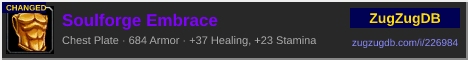 Soulforge Embrace: forum signature banner