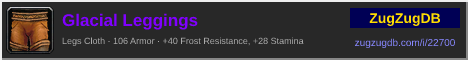 Glacial Leggings: forum signature banner