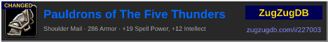 Pauldrons of The Five Thunders: forum signature banner
