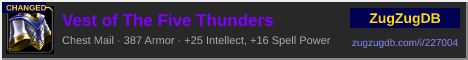 Vest of The Five Thunders: forum signature banner