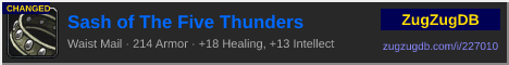 Sash of The Five Thunders: forum signature banner