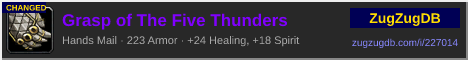 Grasp of The Five Thunders: forum signature banner