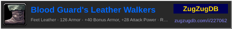Blood Guard's Leather Walkers: forum signature banner