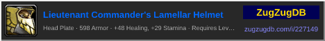 Lieutenant Commander's Lamellar Helmet: forum signature banner