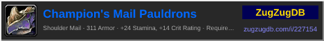 Champion's Mail Pauldrons: forum signature banner