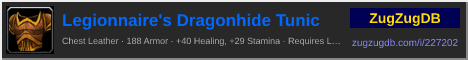 Legionnaire's Dragonhide Tunic: forum signature banner