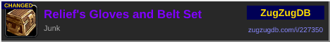 Relief's Gloves and Belt Set: forum signature banner