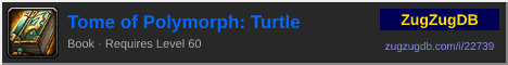 Tome of Polymorph: Turtle: forum signature banner