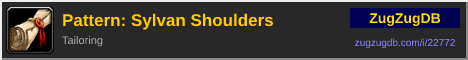 Pattern: Sylvan Shoulders: forum signature banner