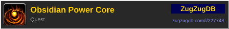 Obsidian Power Core: forum signature banner